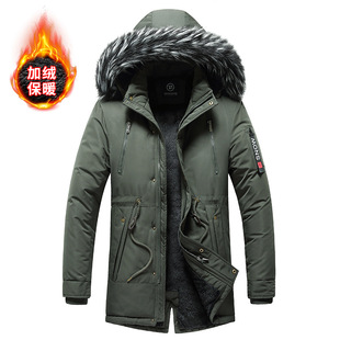 Winter Coat Men's Fashionable Big Cotton-padded Clothes Men's 2022 New Style Jacket Fashionable Tooling ins Spring Fashion Brand Cotton-padded Coat Fashion