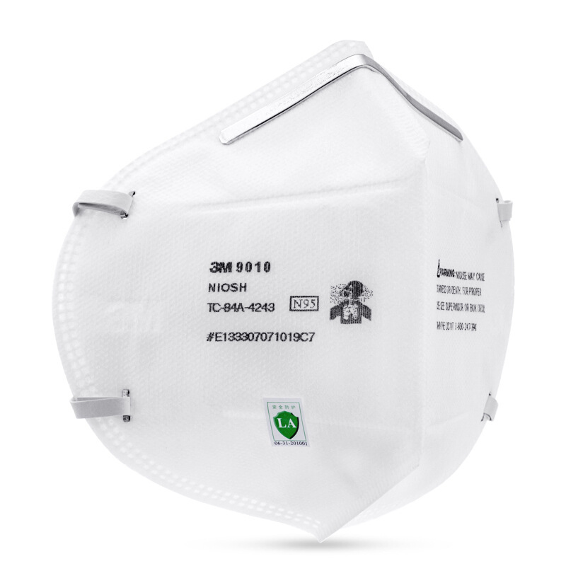 3M N95口罩 9010口罩无阀头戴式防颗粒物防粉尘防护口罩