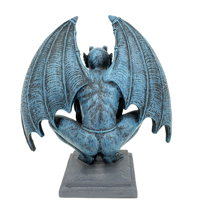 Готический дьявол ангел качели Resin crafts сад дом гостиная декор ангелская статуя автомобильный декор