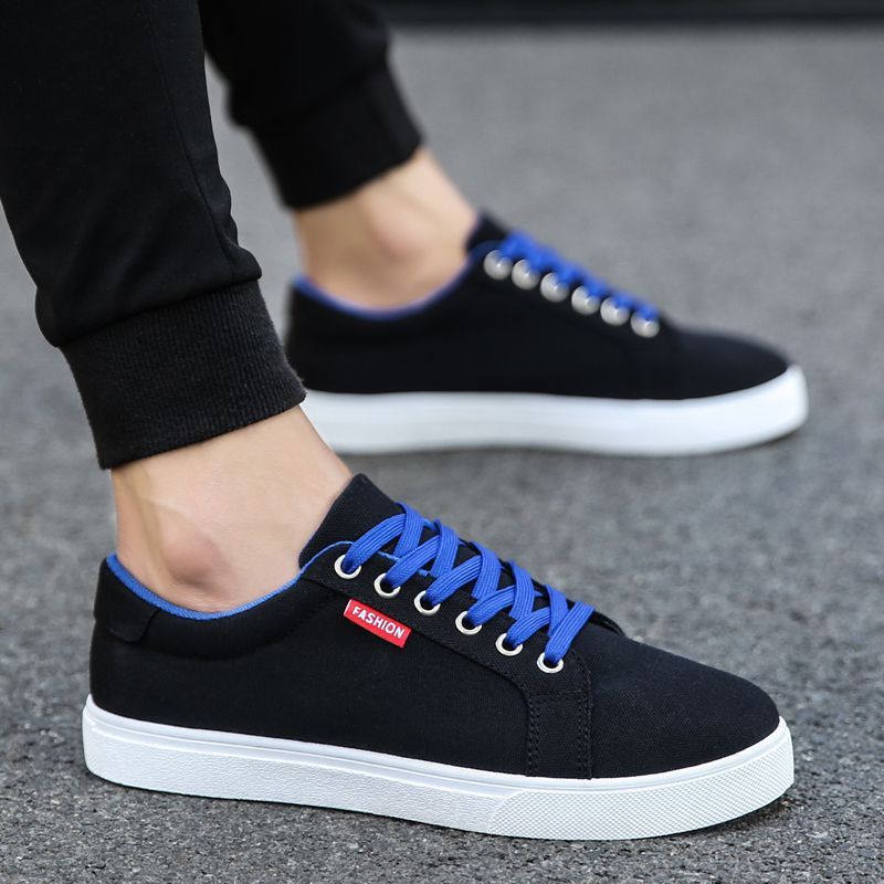 断码春季男鞋夏季休闲百搭透气帆布鞋超轻薄男士布鞋学生板鞋