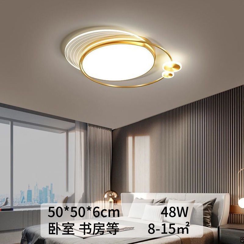 B688 라운드 3 색 화이트 라이트 (골드