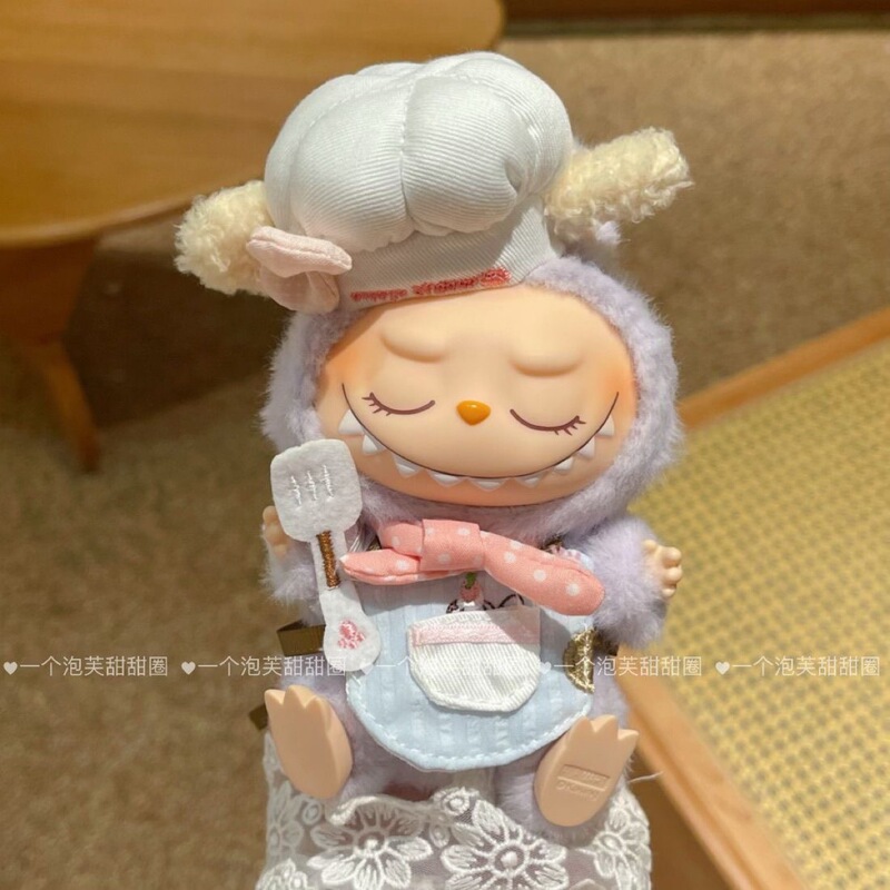 10 センチメートルベビー服卸売かわいい綿人形ドレスアップアクセサリーミニ帽子シェフ帽子エプロンセット|undefined