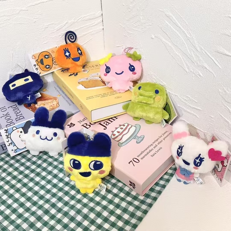 奇妙でかわいいちびたまご子まめきぬいぐるみペンダントキーホルダー人形小さなペンダントギフト|undefined