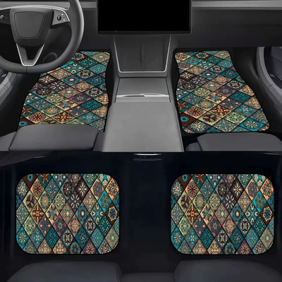 Universal Foot Pad Four-Piece Car Floor Mat