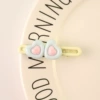10# 6 см серия — сине-розовое двойное сердце, 2 детали