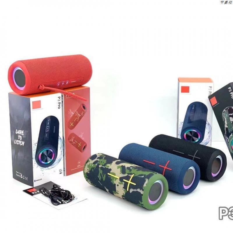 국경을 넘는 새로운 고출력 방수 p3 블루투스 스피커, 크로스보더 전자상거래 인터넷 유명인 생방송, 야외용 끈, RGB 조명, FM