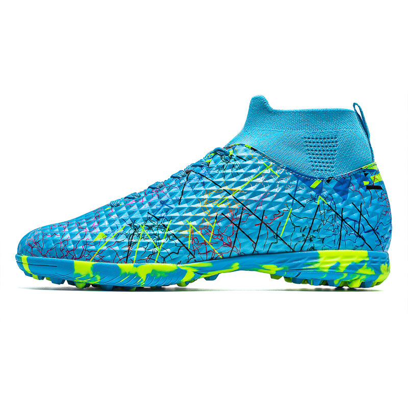 2025 nuevos zapatos de fútbol transfronterizos nuevos juegos de clavos transfronterizos para hombres clavos al por mayor antideslizantes adolescentes