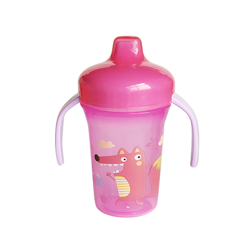 Fabricante de origen Taza de agua para niños Taza de pico de pato Taza de paja Taza de plástico Taza de agua 360 Serie completa de tazas para bebés