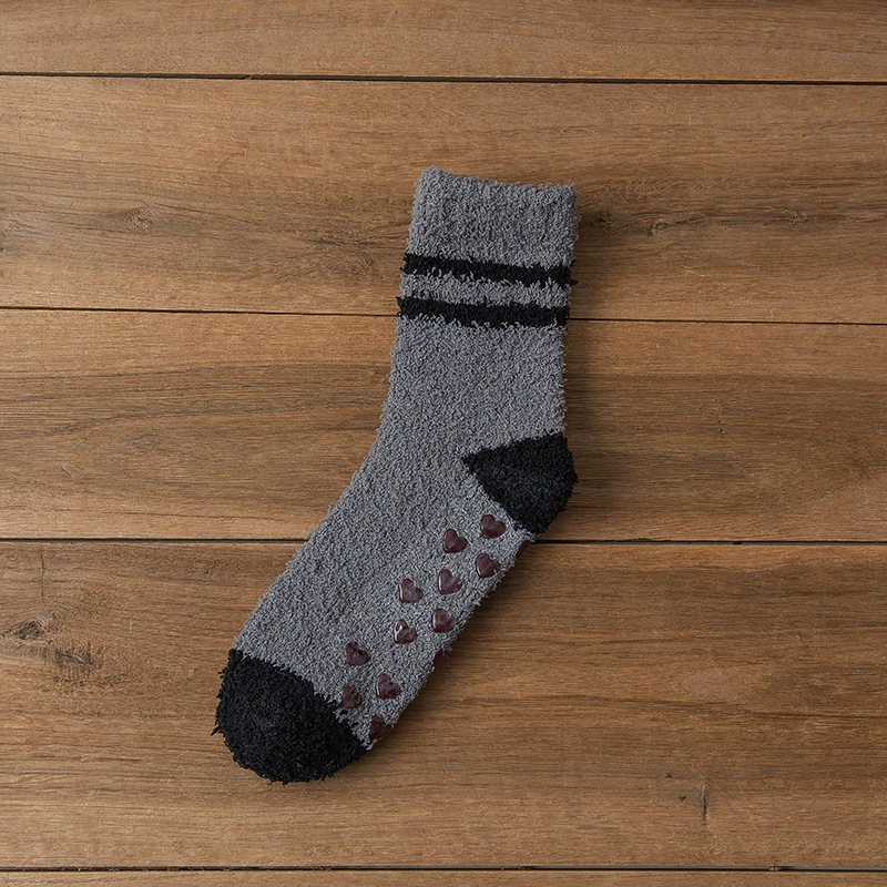 Coral velvet demi-season winter keep warm socks