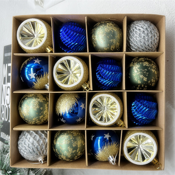 2023 popular BOLA DE Navidad árbol de Navidad decoraciones decorativas bola colorida superficie brillante vacaciones decoración de la boda suministros al por mayor