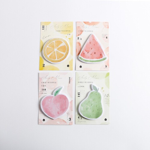 Infeelme Warm Air Fruit Basket Series Message Notes N Times Post-it Notes 4 Choices