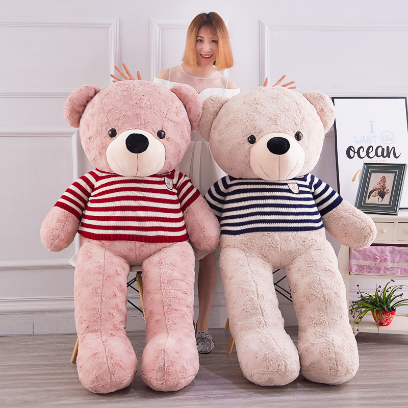 Wholesale Large Teddy Bear Plush Toys Wedding Toss Dolls Wedding Celebration Toss Sweater Bears