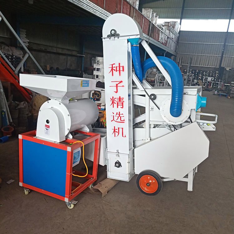 分离振动筛选机粮食精选机纯铜电机带动粮食选种机