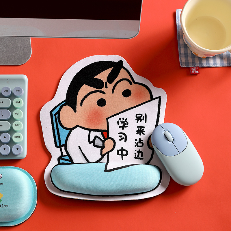 Alfombrillas de ratón transfronterizas, divertidas y variadas, reposamuñecas, alfombrillas de ratón de alta calidad con formas especiales, alfombrillas de ratón de dibujos animados para hombres y mujeres