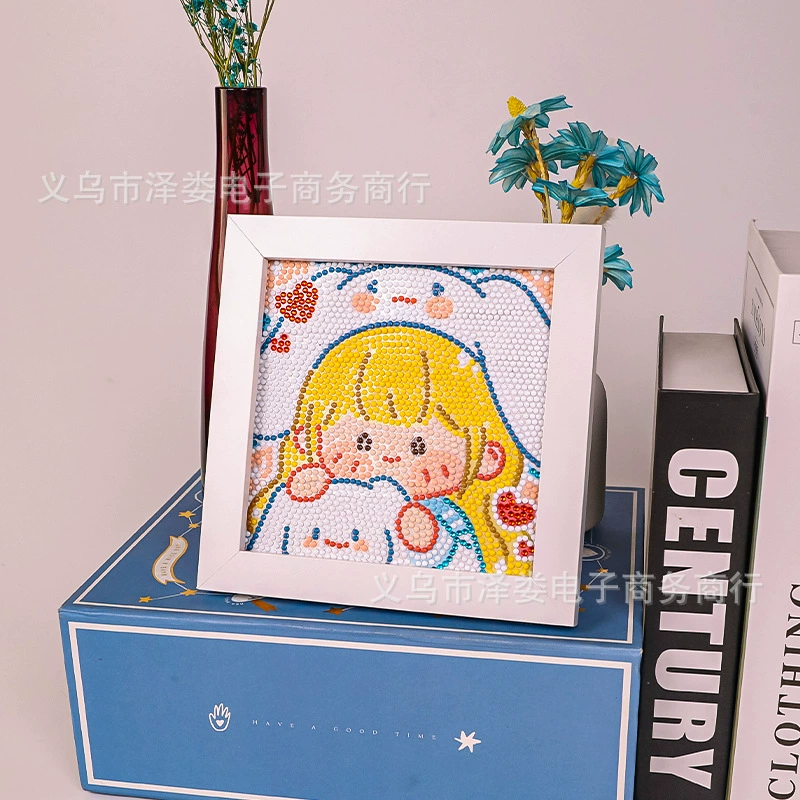 Набор для алмазной вышивки (Sanrio) Пикачу в раме, 17×17 см, комплект для полного стежка DIY
