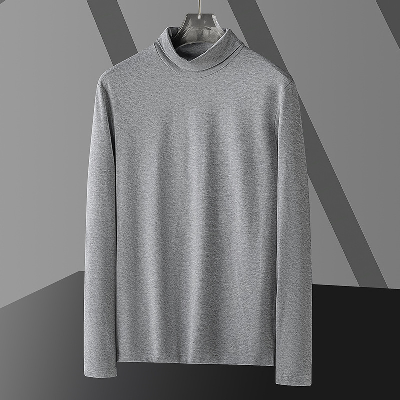Cuello alto-melange Gray