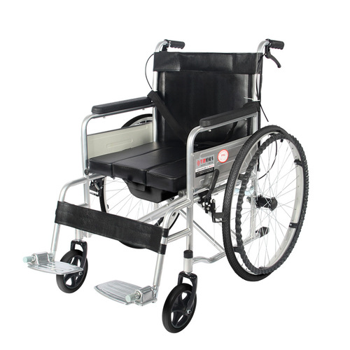Factory Wholesale Foldable Lightweight Portable Wheelchair for Seniors, Handicapped, and Disabled People with Built-in Toilet