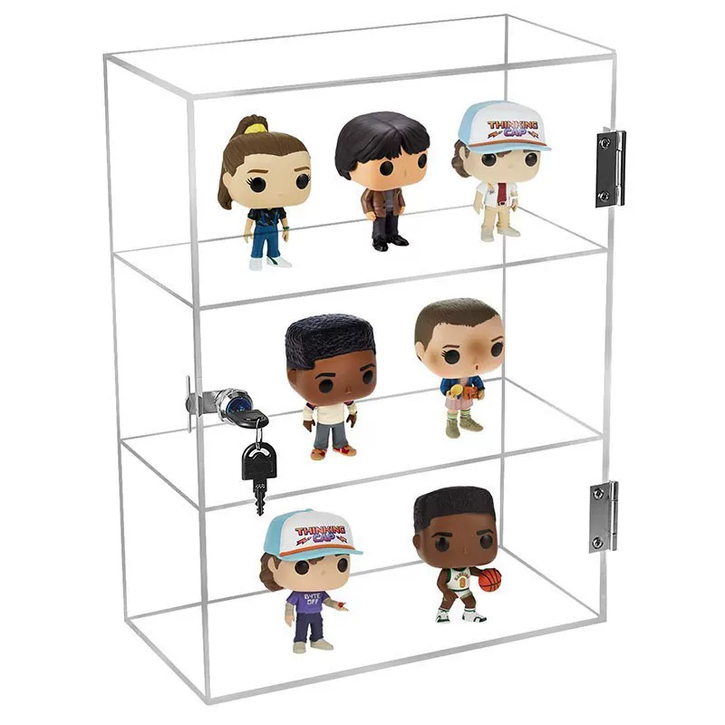 Аcrylic stand, storage system, small toy, doll, 3 floors, collection