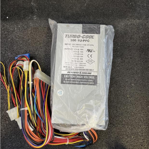 Turbo-Cool 300 1U-Pfc T30U-Hy1 Edge System 1U Power Supply 300W Desktop Computer