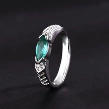 荷鲁斯之眼欧美爆款嘻哈风男戒锆石手镶指环跨境新款尾戒饰品