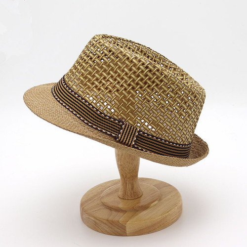 Summer Sun Hat for Men Beach Umbrella Sunshade Sun Protection Jazz Hat for Youth Grass Hat Fishing Mesh Breathable Formal Hat for Women