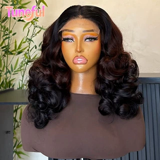 Raw Hair Bouncy Wave Wig Natural Glueless Human Hair Wig