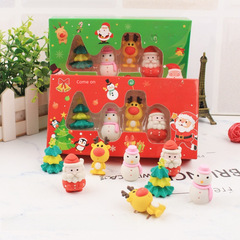 創意聖誕禮盒橡皮擦兒童可愛橡皮小禮品小學生小獎品批發 橡皮擦