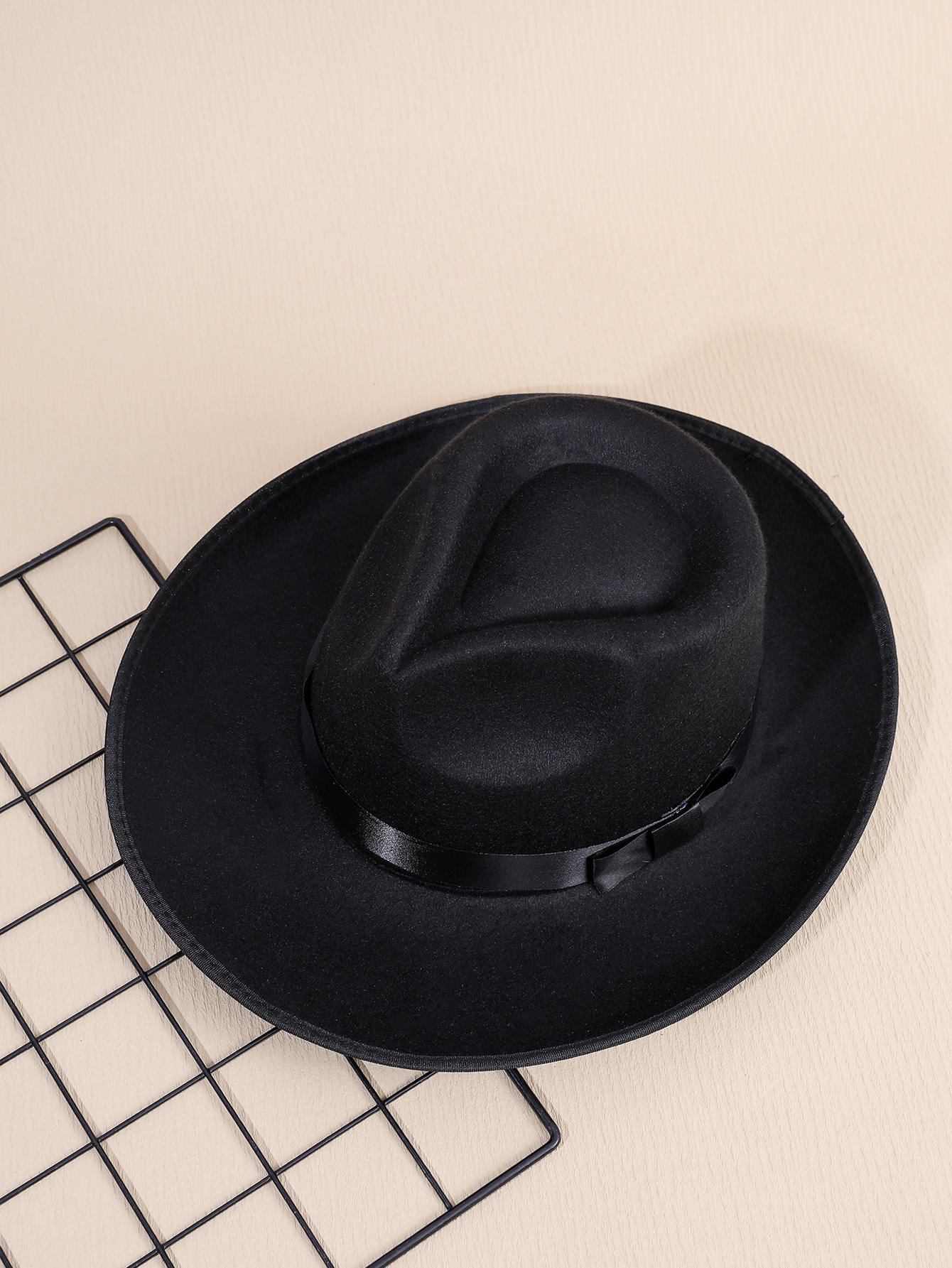 En La Playa Xu wenqiang Jackson sombrero de ala hombres y mujeres etapa sombrero británico Jazz sombrero de fieltro de lana para los ancianos