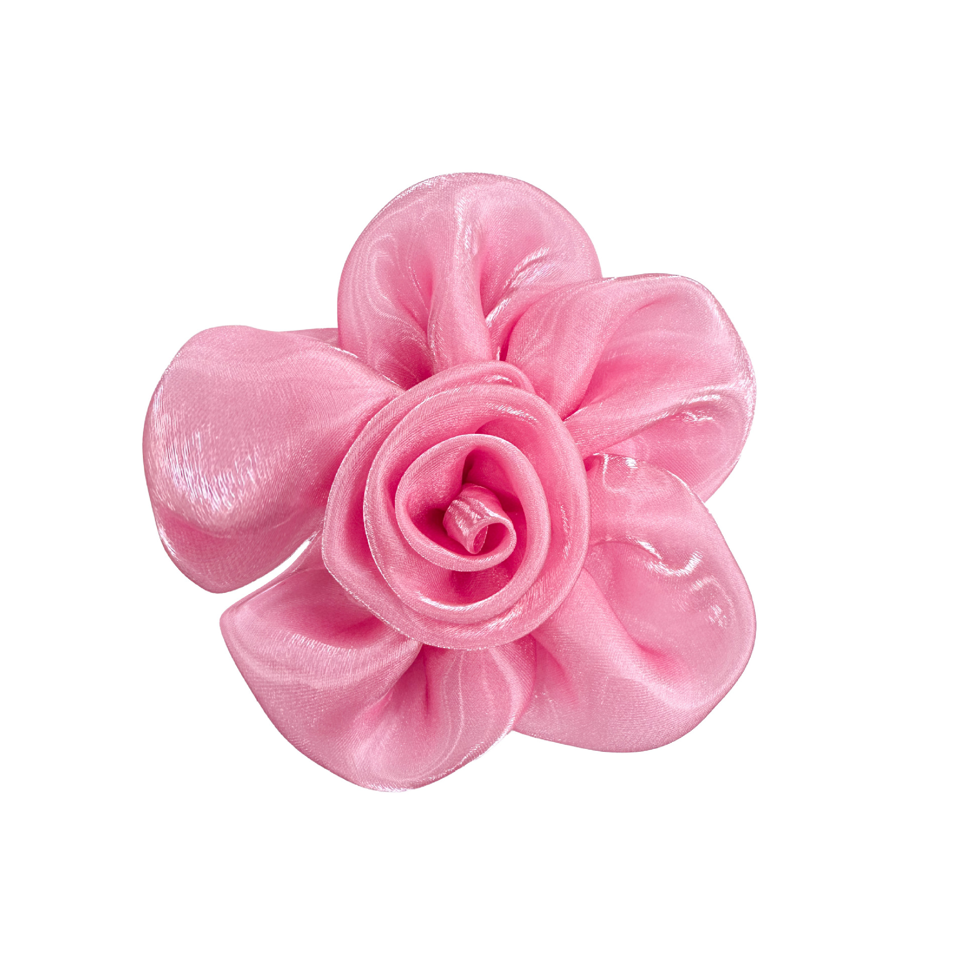 11.6cm fábrica directa accesorios de flores zapatos accesorios de ropa satén flores hechas a mano clip de cabello ropa diy
