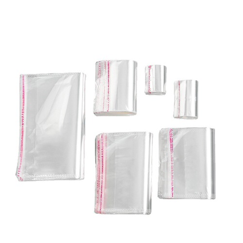 opp bag self-adhesive bag thickened transparent clothing jewelry plastic packaging bag self-adhesive seal bag wholesale