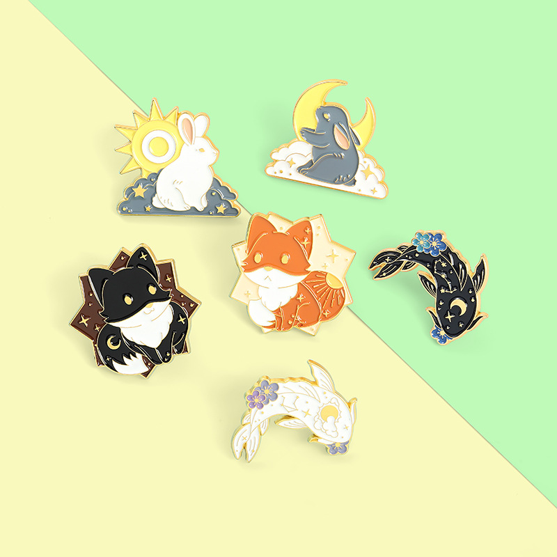 5g Weight Brooches Classification Street Occasion Cute Pin Animal Alloy Stoving Varnish Unisex Brooches