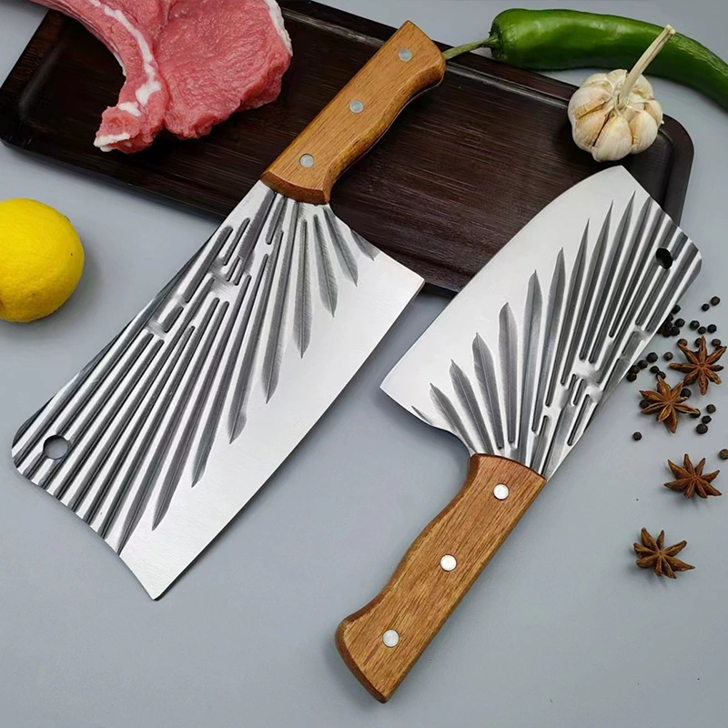 Одноразрезной нож для дома острый кухонный нож кухонная резка двусторонний нож повар из цельного дерева кухонный нож оптовая цена