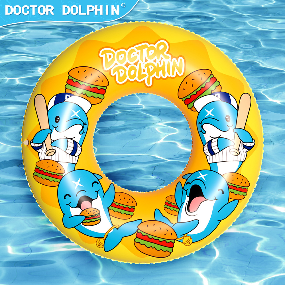 Doctor Pig | Children's Swim Ring Swimming Pool Circle Lifebuoy Children's Swim Ring Inflatable Swim Ring Children's Style