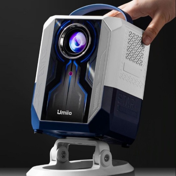 Proyector transfronterizo HY300PRO A008 Smart Mini portátil para el hogar Proyector al aire libre 4K Ultra HD