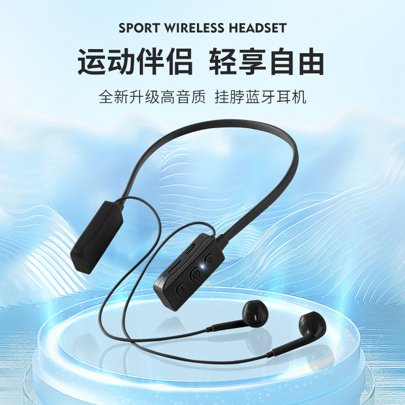 Audífonos Bluetooth Deportivos de Cuello JST-1688 PC+ABS Baja Latencia