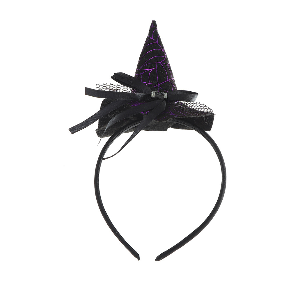 Diadema De Sombrero De Bruja Para Niños Adultos De Halloween Al Por Mayor Nihaojewelry display picture 7