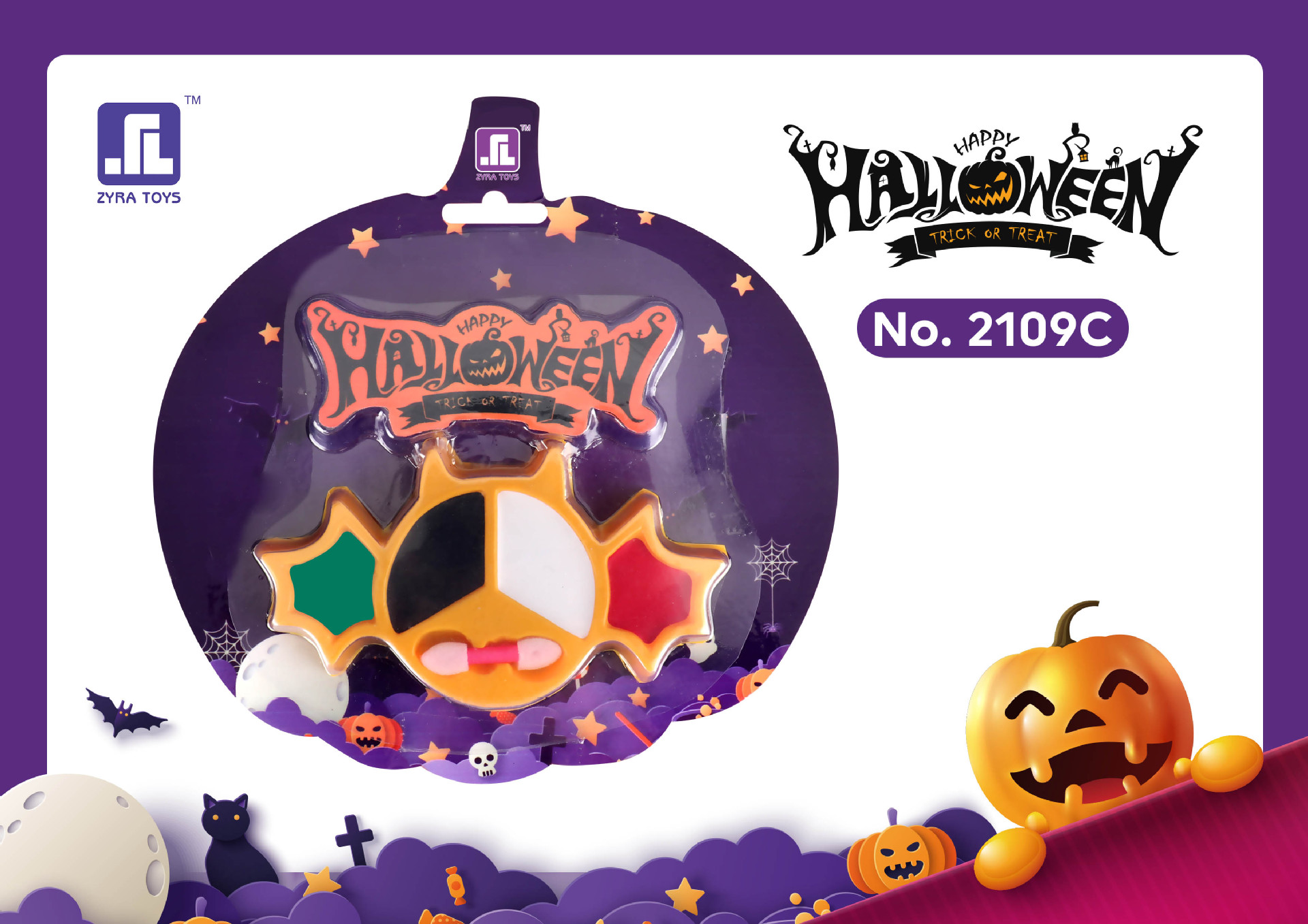 9C [할로윈 DIY 메이크업] 소형 흡입 보드