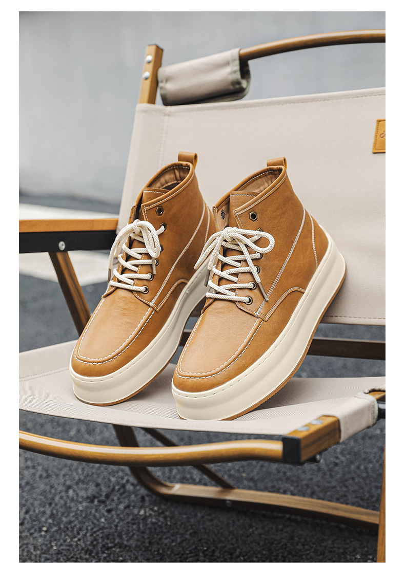 Herren Chukka Boots Aus Echtleder Atmungsaktive Mid Top Freizeitschuhe_voghion.com