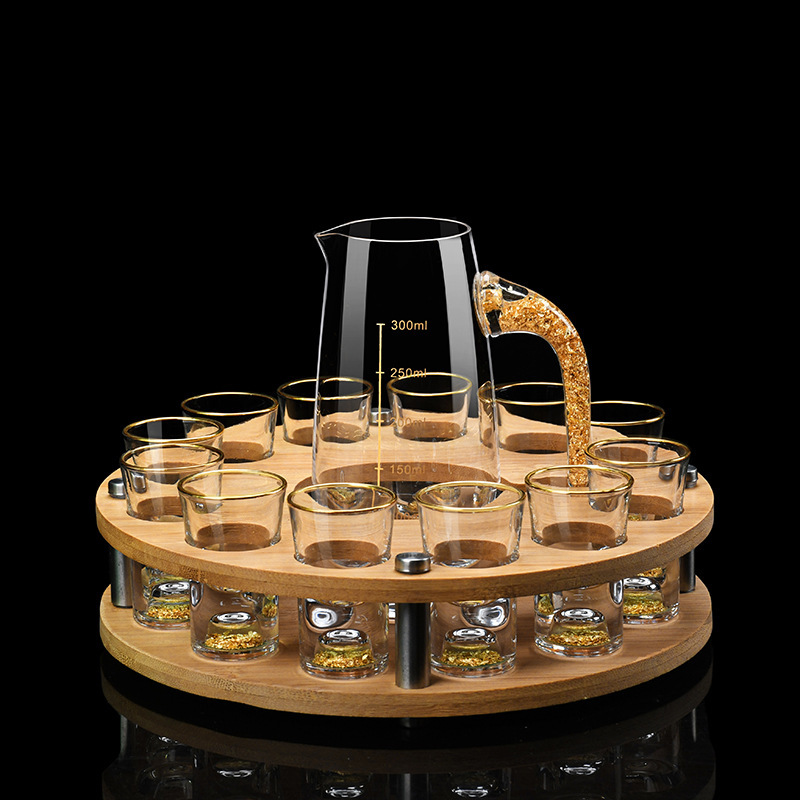 300ml copas de vino de vidrio de lámina de oro grande copas de vino de oro copas de copas de vino conjunto de copas de vino caseras pequeñas