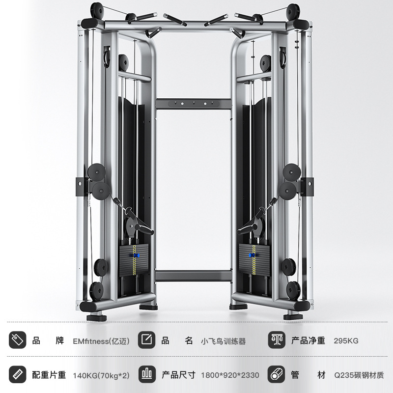 gimnasio comercial pequeño pájaro pórtico máquina de doble brazo entrenador integral equipo de ejercicio multifuncional combinación doméstica