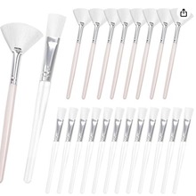 外贸刷子组合搭配包装实心面膜刷扇形刷搭配多款毛刷外贸刷