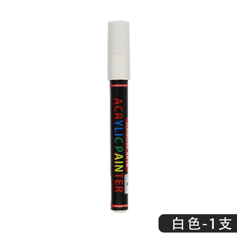 Venta caliente transfronteriza 2mm acrílico retrato pintura cuerpo pintura graffiti impermeable oro plata negro blanco polipropileno