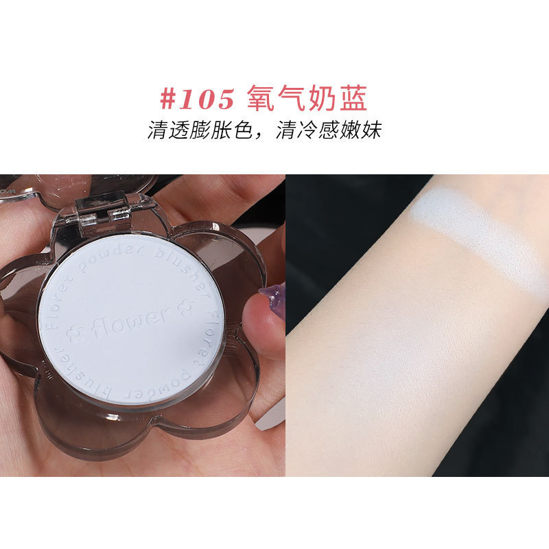 Biya Biya Nen Girl Rubor 2023 Nuevo estilo que ilumina el cutis Maquillaje nude natural Color cálido Mate Monocromo Polvo de rubor monocromático