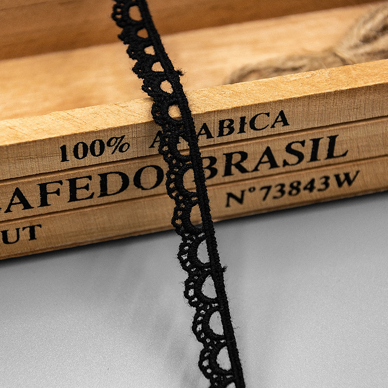 多龍ミルク糸透かし彫り水溶レース補助材料犬歯辺ロリータスカート刺繍織物生地