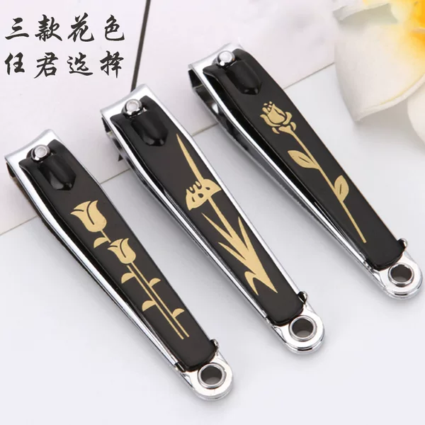 German Black Carbon Steel Nail Clippers Travel Portable Manicure Tools Extra Large Size Household Nail Clippers Wholesale