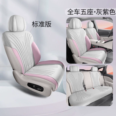 Aion Utsuper Car Seat Modelə uyğun (Original) oturacaq örtükləri - gray-purple-five-seater-standard-version-aian-utsuper