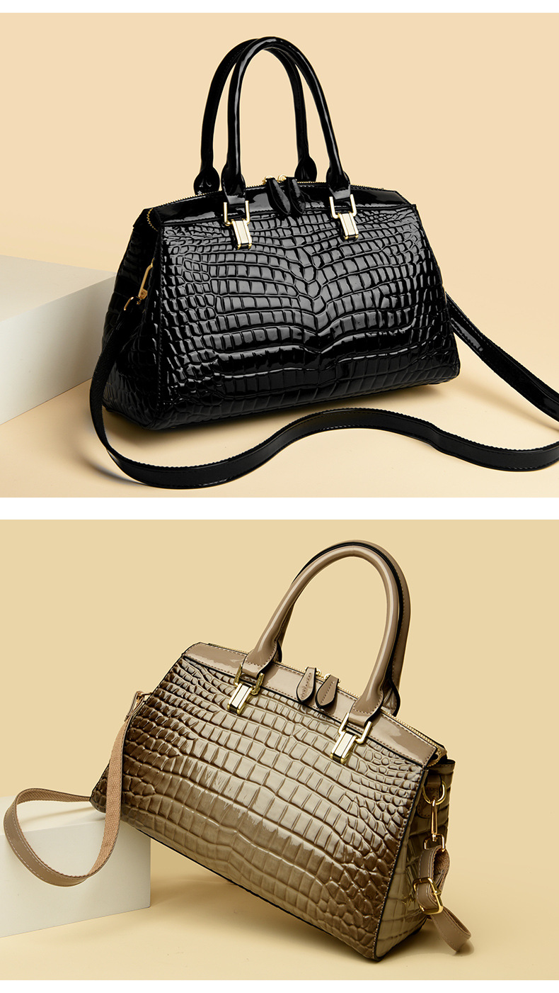 Boston pillow bag light luxury elegant commuter women's shoulder crossbody large capacity handbag_voghion.com