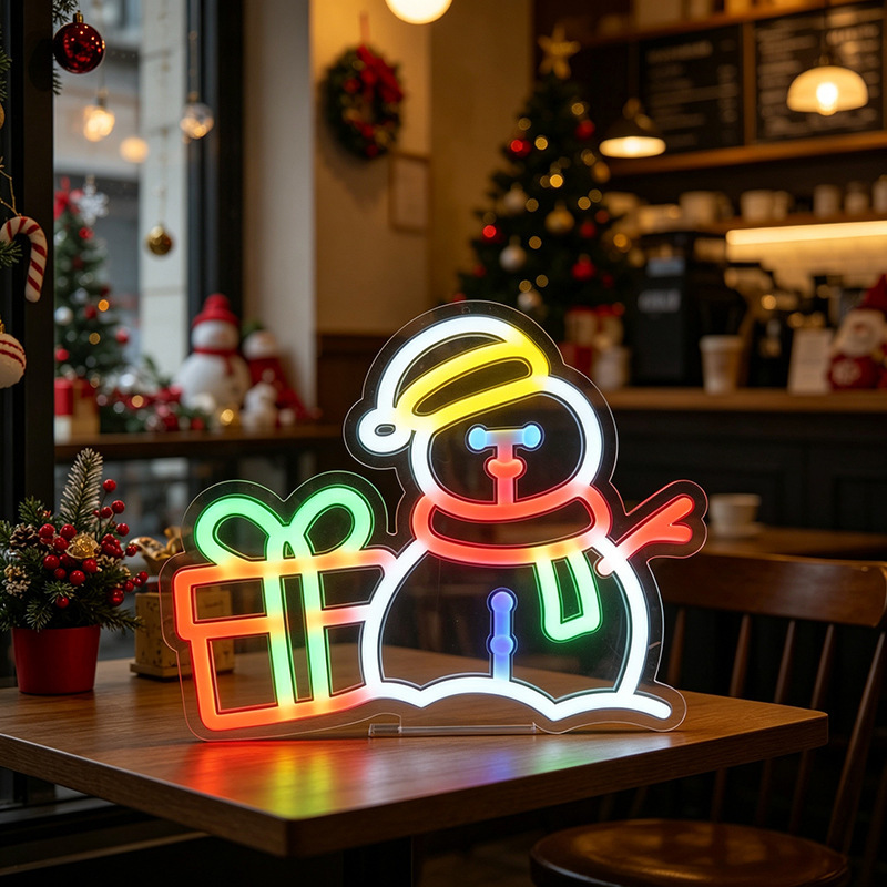 Amazonas Navidad atmósfera decoración lámpara acrílica lámpara de neón lámpara colgante lámpara led modelado lámpara regalo image 8