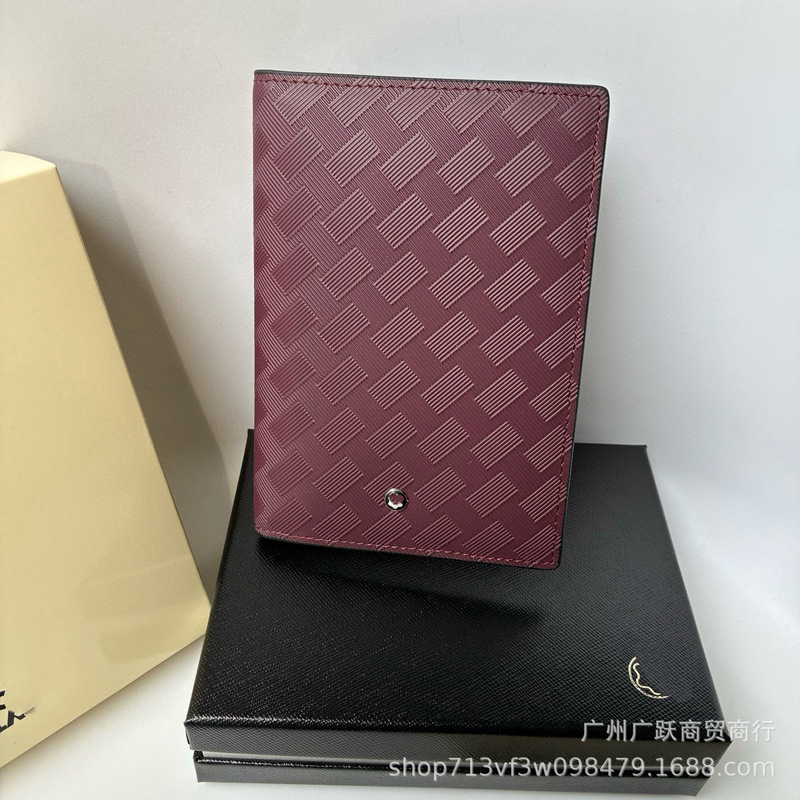 W Baolong ファッション 3.0 パスポート ホルダー ボルドー レッド オリジナル レザー 高品質リアルショット クロスボーダー用|undefined