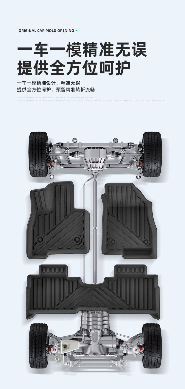 Suitable for 23-25 Chery Discovery 06/Jaecoo J7 Car Special Floor Mats Tpe Floor Mats Trunk Mats